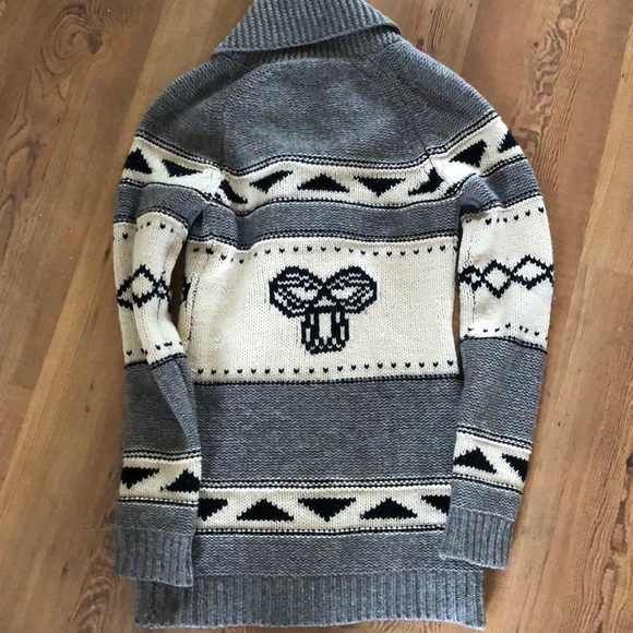 Aritzia TNA long lambwool sweater jacket - Picture 9 of 13